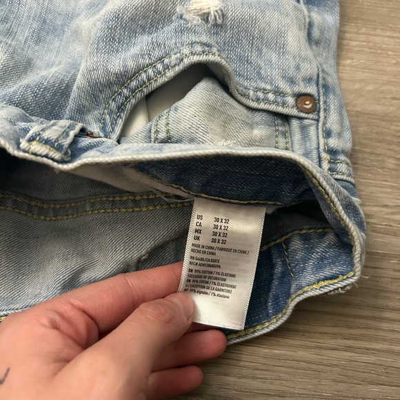 American Eagle Distressed Jeans Men’s Size 30 x 32 - Picture 3 of 4